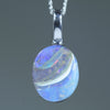Silver Opal Pendant - Great Christmas Gift Idea - Australian Opal Shop