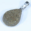 Australian Boulder Opal Silver Pendant with Silver Chain (15mm x 12mm) Code - Y233