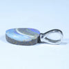 Australian Boulder Opal Silver Pendant with Silver Chain (11mm x 10mm) Code - Y301