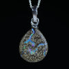 Silver Opal Pendant - Australian Opal Shop - 186 Brisbane Rd - Gold Coast