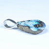 Australian Boulder Opal Silver Pendant with Silver Chain (12mm x 10mm) Code - Y299