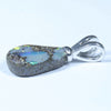 Australian Boulder Opal Silver Pendant with Silver Chain (11mm x 7.5mm) Code - Y313