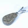 Australian Boulder Opal Silver Pendant with Silver Chain (11mm x 7.5mm) Code - Y313