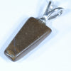 Australian Boulder Opal Silver Pendant with Silver Chain (15mm x 9mm) Code - Y309