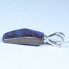 Australian Boulder Opal Silver Pendant with Silver Chain (15mm x 9mm) Code - Y309