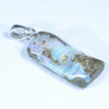 Australian Boulder Opal Silver Pendant with Silver Chain (21.5mm x 11mm) Code - Y312
