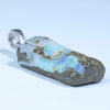 Australian Boulder Opal Silver Pendant with Silver Chain (21.5mm x 11mm) Code - Y312