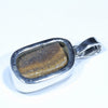 Australian Boulder Opal Silver Pendant with Silver Chain (15.5 mm x 10.5mm) Code - Y319