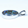 Australian Boulder Opal Silver Pendant with Silver Chain (14mm x 10mm) Code - Y337