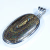 Sterling Silver - Solid Queensland Boulder Opal Matrix