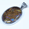 Sterling Silver - Solid Queensland Boulder Opal Matrix