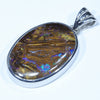 Australian Boulder Opal Silver Pendant with Silver Chain (25mm x 17.5mm) Code - Y343