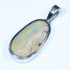 Australian Boulder Opal Silver Pendant with Silver Chain (23mm x 13mm) Code - Y341
