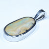 Australian Boulder Opal Silver Pendant with Silver Chain (23mm x 13mm) Code - Y341