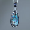 Silver Opal Pendant - Opal Birthstone for October - Australian Opal Shop - Qld