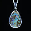Silver Opal Pendant - Australian Opal Shop -186 Brisbane Rd - Gold Coast - Qld