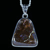 Silver Opal Pendant - Opal Birthstone for October - Australian Opal Shop - Qld