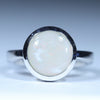 Silver Opal Ring - Australian Opal Shop - 186 Brisbane Rd - Gold Coast - Qld