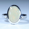 Silver Opal Ring - Australian Opal Shop - 186 Brisbane Rd - Gold Coast - Qld