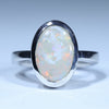 Silver Opal Ring - Australian Opal Shop - 186 Brisbane Rd - Gold Coast - Qld