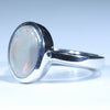 Sterling Silver - Solid Coober Pedy Dark Opal