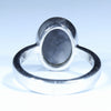 Coober Pedy Solid Opal Silver Ring - Size 7.75 Code CC614