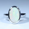 Silver Opal Ring - Australian Opal Shop - 186 Brisbane Rd - Gold Coast - Qld