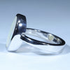 Coober Pedy Solid Opal Silver Ring - Size 7.25 Code CC620