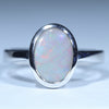 Silver Opal Ring - Australian Opal Shop - 186 Brisbane Rd - Gold Coast - Qld