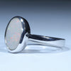 Sterling Silver - Solid Coober Pedy White Opal