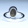 Natural Australian Boulder Opal Silver Ring - Size 7 Code CC623