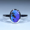 Silver Opal Ring - Australian Opal Shop - 186 Brisbane Rd - Gold Coast - Qld