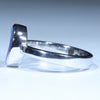Natural Australian Boulder Opal Silver Ring - Size 7.5 Code CC619