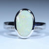 Silver Opal Ring - Australian Opal Shop - 186 Brisbane Rd - Gold Coast - Qld