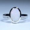 Silver Opal Ring - Australian Opal Shop - 186 Brisbane Rd - Gold Coast - Qld