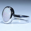 Sterling Silver - Solid Coober Pedy White Opal