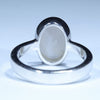 Coober Pedy Solid Opal Silver Ring - Size 5.75 Code CC617