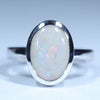 Silver Opal Ring - Australian Opal Shop - 186 Brisbane Rd - Gold Coast - Qld