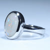 Sterling Silver - Solid Coober Pedy Whit Opal