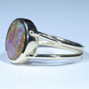 Natural Solid Australian Pipe Opal Gold Ring - Size 6.5 US Code - T61