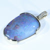 10k Gold - Solid Queensland Boulder Opal - Natural Diamonds