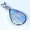 Opal Birthstone for October - Silver Opal Pendant - Australian Opal Shop  