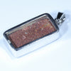 Australian Pipe Opal Silver Pendant with Silver Chain (20mm x 10mm) Code - Y325