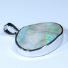 Australian Boulder Opal Silver Pendant with Silver Chain (24mm x 16mm) Code - Y333