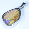 Australian Pipe Opal Silver Pendant with Silver Chain (21mm x 14mm) Code - Y332