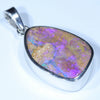 Australian Pipe Opal Silver Pendant with Silver Chain (21mm x 14mm) Code - Y332