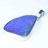 Australian Boulder Opal Silver Pendant with Silver Chain (24mm x 17mm) Code - Y326