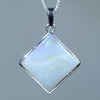 Silver Opal Pendant - Opal Birthstone for October - Australian Opal Shop - Qld