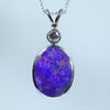 Silver Opal Pendant - Opal Birthstone for October - Australian Opal Shop - Qld