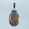Silver Opal Pendant - Opal Birthstone for October - Australian Opal Shop